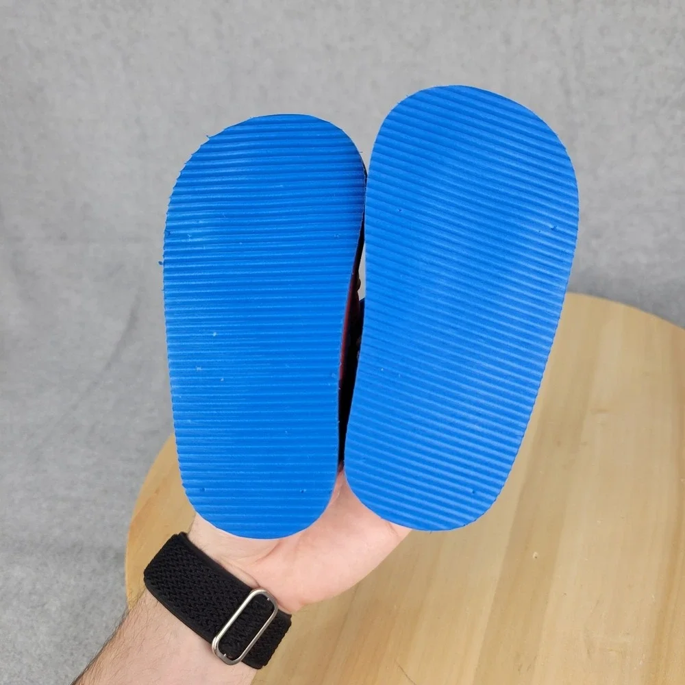 Vintage Wiggles Blue Red Yellow Kids Sandals